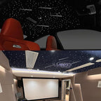 AKEPO Small Size 16W Twinkle Meteor APP Fiber Optic Light Kits, Shooting Star+RGBW Music Activated 550pcs 0.03in/0.75mm 9.8ft/3m Optical Fiber Star Ceiling Light Kit for Car Starlight Headliner/Home