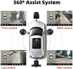 BY-J 360-Degree Panoramic Camera System for Android, 3D 1080P, with Mounting Accessories and Video Cables (360 Camera-720P)