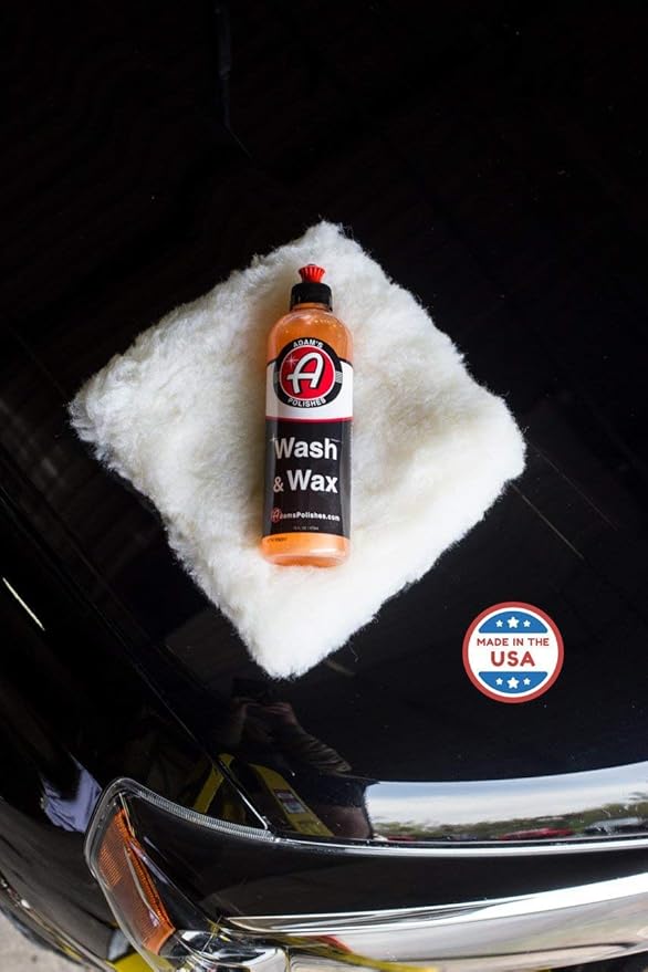 Adam's Wash & Wax Washing Bundle - Car Wash Soap Infused With Pure Carnauba Car Wax | Car Cleaning Formula W/Paint Protection | Use In 5 Gallon Bucket Foam Cannon & Foam Gun