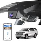 Mangoal 4K Dash Cam Custom fit for Chevy Suburban/Tahoe 2023-2026(Model A), LS LT RET Z71 Premier High Country, Integrated OEM Look, UHD 2160P Video, WiFi & App, GPS, 64GB Card