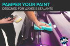 The Rag Company - Eagle Edgeless 450 (6-Pack) Professional Korean 70/30 Blend Super Plush Microfiber Detailing Buffing Polishing Drying Towels for Cars 16x16 in, Teal Blue