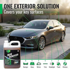 Magic Finish Car Bug Remover Spray (1 Gallon) – Fast-Acting Spray for Road Grime and Organic Residue – Car Cleaning Supplies for Paint Glass Plastic & Chrome