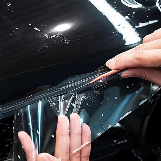 HOHOFILM TPU PPF Hydrophobic Clear Paint Protection Film Self Healing Car Clear Glossy Wrap Film (X12 MAX, 60" x49ft(Whole roll))