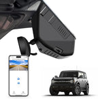 Mangoal 4K Dash Cam Fit for Ford Bronco 2021 2022 2023 2024 2026(Model A), Does Not Fit Ford Bronco Sport, WiFi & App, 64GB Card