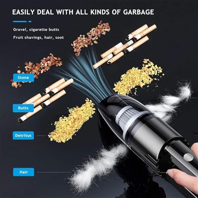 Mini Wired Vacuum Cleaner, car, Handheld, Power Suction Cup