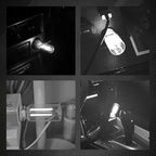USB LED Car Interior Atmosphere Light, Auto Interior Lights, Plug-in USB Automotive Light, Universal Portable Auto Ambient Lighting Kit Car Accessories for Cars, Bedroom, Hallway (White)
