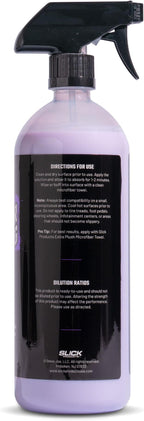 Slick Products Multi-Surface Exterior Dressing – Restores, Protects & Shines Vinyl, Rubber & Plastic – Non-Greasy Silky Finish with Fresh Grape Scent – 32 oz.