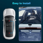 BOOGIIO Dash Cam Front and Rear with 64GB SD Card, 4K Dash Camera for Cars with APP, 5G WiFi Car Camera, Built-in G-Sensor, 170° Wide Angle, Night Vision, 24H Parking Mode,Loop Recording,3" IPS Screen