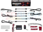 LEDGlow 6pc Million Color LED Engine Bay Under Hood Lighting Kit - Multi-Color Underhood Lights for Car & Truck - 15 Solid Colors - 9 Modes - 6" Flexible Tubes - Includes Control Box & Wireless Remote