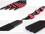 Washing Set Equipment Telescopic Extension Cleaning Pole, 3.6-11M Photovoltaic Panel Cleaning/Window Clean, Water Fed Telescopic Brush, Extension Pole Cleaning for Trucks,12FT/3.6M (30FT/9M)