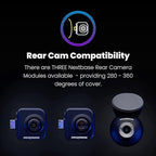 Nextbase 622GW Dash Cam with Rear Window Cam and 256GB Micro SD Memory Card Bundle - Dash Cam Front and Rear with True 4K 30fps UHD Auto Record, Wi-Fi, GPS, Bluetooth, Alexa, Parking Mode