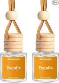 Hanging Car Air Fresheners, Aromtopia Car Fragrance Diffuser, Tequila Inspired Scent, Long-Lasting Automotive Odor Eliminator, Car Rear View Mirror Accessories, Pack of 2