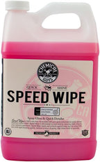 Chemical Guys Speed Wipe Quick Detailer - High Gloss, Streak-Free Shine, Detail Spray for Cars, Trucks, Motorcycles, RVs, and More, Safe on Paint, Glass, Wheels, and Trim, Cherry Scent, 128 fl oz