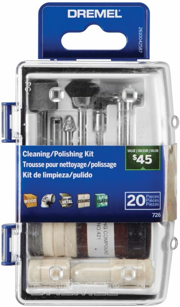 Dremel 726-01 20-Piece Cleaning/Polishing Accessory Micro Kit