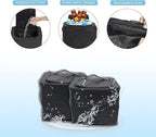 Large Trunk Organizer with Cooler, 3 Compartments SUV Cargo Organizer, Portable Trunk Organizer for suv,car,truck,rv,jeep(black)