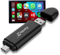 CarlinKit CarPlay Wireless Adapter MiNi SE 2026 - Auto Connect Online Update for iPhone, Apple CarPlay Wireless Adapter Convert OEM Wired CarPlay Cars, Plug & Play Dongle