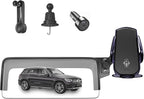 Car Phone Mount for 2023-2026 Mercedes Benz GLC / 2022-2026 C-Class, Smart Auto-Clamping on 12.3" Instrument Cluster Screen, 15W Wireless Fast Charging, 360° Adjustable, Without Blocking Airflow