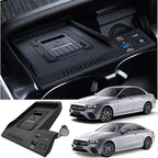 Wireless Car Charger for Mercedes-Benz E-Class Coupe AMG 2016-2023, 15W Fast Charging Phone Charger Pad for Mercedes Benz E350 E450 AMG E53 E63 S Coupe Wagon Convertible Accessories