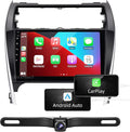 for Camry Android Radio Touch Screen Compatible with Carplay Android Auto,Car Stereo Bluetooth Navigation Media Player GPS WiFi FM/AM Rear Camera Head Unit for Toyota Camry 2012 2013 2014