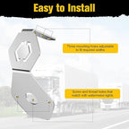 2PCS Watermelon Lights with Stainless Steel Bracket, 17 LED Dual Function Watermelon Light, Amber Lens Stop Turn Signal Marker Lights for Freightliner Semi Trucks Trailers