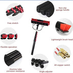 Teles Solar Panel & Window Cleaning Brush Kit 36FT Exteon Pole Efficient Cleaner for Home & Outdoor Use Perfect for Solar Panels &