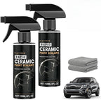 Rapid Ceramic Paint Sealant Spray, 2026 Upgraded Car Coating Spray for Shine & Protection, Gloss & Mirror Shine,Ultra Slick Finish Easy Car Coating (2 Sets with Towels)