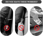 IHOTDER Super Flexible Car Seat Gap Filler,Durable Car Organizer Between Seats for Tightly Filling Seat Gaps,Universal CCar Side Seat Gap Filler CCar Accessories for Women & Men (Orange/2PCS)…