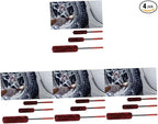STOBAZA 12pcs Wheel Cleaner Brush Set Bendable for Easy Detailing Flexible Tire Brushes for Car Wash Auto Detailing and Vehicle Care Soft Bristles for Grime Removal