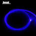 ACROPIX 1.5m 4.92ft 10mm 0.39" Transparent Universal PMMA Optic Fiber Side Glow Cable Fiber Optic Cable for Car - Pack of 1