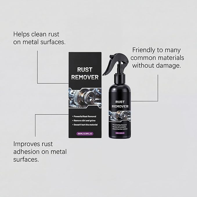 Iron Remover Spray Iron Out Fallout & Rust Remover for Car Detailing Safely Dissolves Iron Particles on Auto Paint, Wheels, Motorcycle, RV & Boat, Ideal Before Clay Bar, Wax & Car Wash
