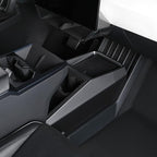 Floor Center Console Organizer for Tesla Cybertruck 2024 2025,Custom Fit Multifunctional Storage Box for 2024 2025 Cybertruck Accessories，Center Console Storage with Cup Holder