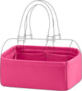 DGAZ Silk Purse Organizer Insert Fits LV Speedy 16/20/25/30/35/40/45 bags，Silky Smooth Bag Organizer，Luxury Handbag & Tote Shaper(Rose pourpre,SP16)