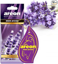 AREON MON MA49 Hanging Best Car Air Freshener Lavender Scent, Paper Hanging Ornaments, Long Lasting Scent for Car or Home 12 Pack