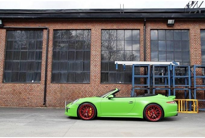 3M Car Wrap Roll 2080 Satin Apple Green | S196 | (5ft x 8ft (40 Sq/ft)) | Automotive Vinyl Wrap for Cars - Car Interior Wrap & Exterior | w/Free Instawraps Pro Glove