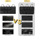 Car Trunk Organizer, Detachable Car Backseat Hanging Organizer with 7 Large Storage Pockets, Collapsible Back Seat Organizer Car Interior Accessories for SUV, Van, Jeep