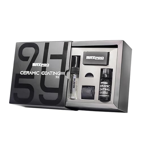 MaxPro Ceramic Coating 9H5Y Kit: Experience the pinnacle of nano ceramic protection, boasting 5 years of unparalleled shine and durability, all with effortless application!