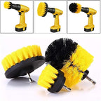 [3 Pack] Auto Detailing Drill Brush Set, Wheel Cleaner Brush, Car Cleaner Wash Brush Supplies Kit Fit Tire, Car Mats, Floor Mat, Bathroom and Auto Power Scrubber Brush Cleaning Sets