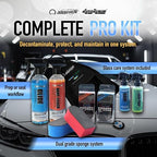 Nanoskin AUTOSCRUB Surface Prep Sponge - Combo Pack Pro Kit - Patented Clay Bar Replacement Tool to Remove Embedded Contaminants Before Wax & Coating | Safe for Painted Surface, Glass, Plastic, etc.