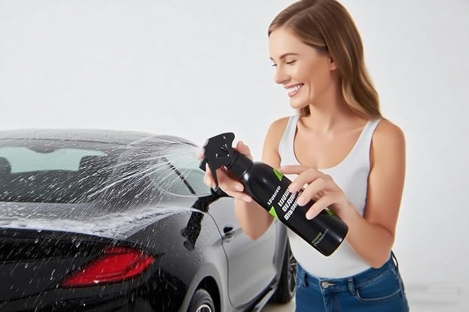Graphene Ceramic Car Coating Spray, 10H Hardness, Hydrophobic, High Gloss, for Cars, Boats, RVs, Motorcycles (10OZ)