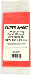 Super Sheet Small (7.5"x3.75") Under Seat Car Air Freshener (Sex Forever)