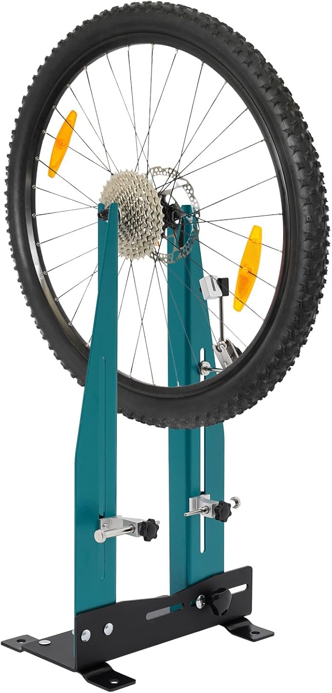 Bicycle Wheel Truing Stand for 27.5 - 29 Inch - Bike Rim Maintenance Tool with Spoke Wrench, Wheel Calibration and Alignment Rim Truing Tool for MTB, Road