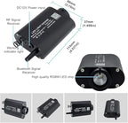 AZIMOM 16W Car Use Sound Activated Fiber Optic Light Box Engine Music Sensor Mode RGBW APP/Remote Control Starlight Engine Driver for Car Indoor Star Lighting Decoration