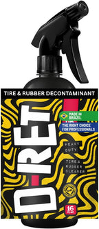 DUB BOYZ D-RET Rubber Cleaner – Heavy Duty Tire & Rubber Degreaser, Professional-Grade Formula, High Dirt-Floating Power, Biodegradable & Dilutable for Deep or Daily Cleaning (16 Fl Oz)