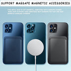 6 Colors Universal Metal Rings Compatible with Magsafe Magnetic Wireless Charger, Adapter Ring Sticker for Cell Phone Case Magnet Wireless Charging, Compatible with iPhone 16/15/14/ Samsung Galaxy