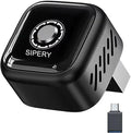 Wireless Carplay Adapter 2in1, 2026 Upgrade Wired to Wireless for CarPlay/Android Auto, WiFi 6 Mini Plug & Play, USB/Type C, Smart Button Dongle Auto-Connect for iPhone iOS 10+ Android 11+