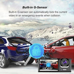 Dash Camera for Car Security Camera Dash Cam Mini Car Recorder 2 Inch Screen Front and Inside Dual Car Cameras 1080P with WDR, Night Vision, G-Sensor Auto Lock, Loop Recording