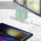 USB C Charger Type C Charger Fast Charging 10FT 45W Samsung Chargers 2-Pack with iPhone Air/17/17 Plus/17 Pro/17 Pro Max/16/16 Plus/16 Pro/16 Pro Max/15/15 Pro Max/iPad Pros/Galaxy S25 S24(Green)