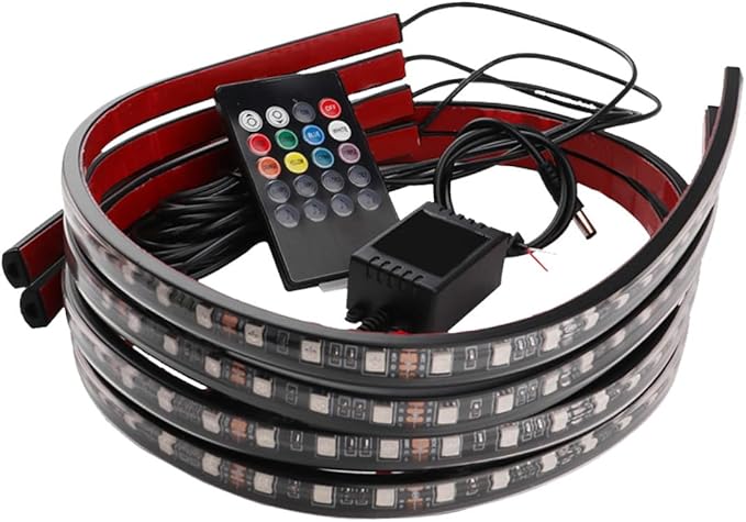 Cabilock Sound Activated Car Light Kit Ambient Lighting for Vehicle Decoration for Parties and Night Driving