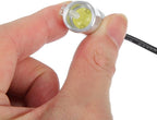 ACROPIX 10mm 0.39" 2W LED Aluminum Light Source Illuminator Decoration USB LED Light for Car DIY White - Pack of 1