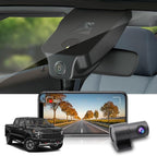 Fitcamx Front 4K+Rear 1080P Dash Cam Adapts for Chevy Silverado (HD2-6272, with 6 Vents) 2022-2025 & EV, OEM Look, Dual HD Video, WiFi & APP, Loop Recording, G-Sensor, Easy to Use, 128GB Card